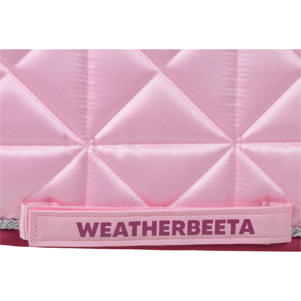 2026 WeatherBeeta Satin Luxe Air-Tec Dressage Saddle Pad 1030348013 - Soft Pink
